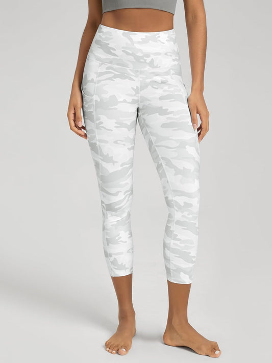 Women's High Waisted Yoga Leggings with Pockets, Tummy Control Non See Through Workout Athletic Running Yoga Pants