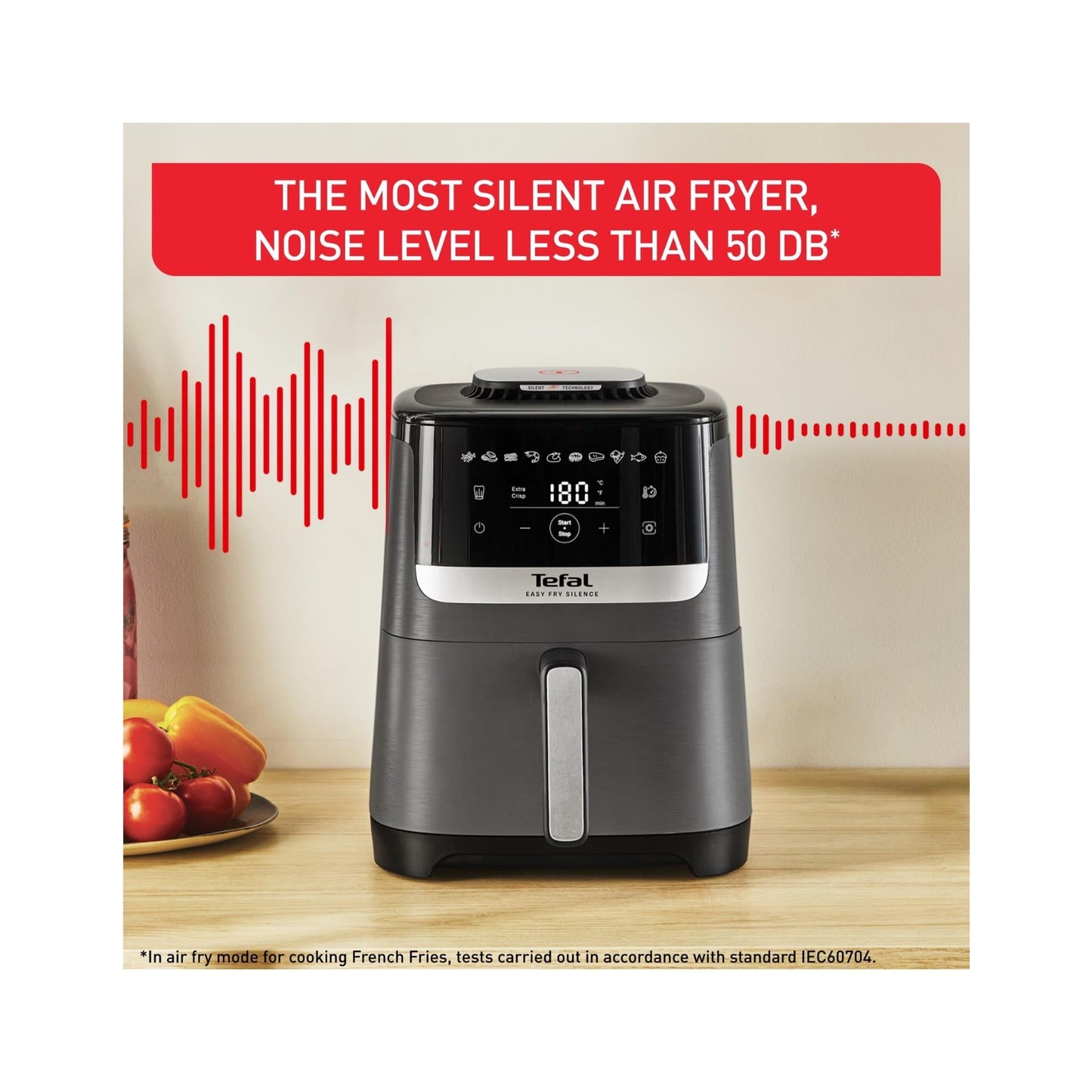 Tefal Easy Fry Silence Essential 5L Air Fryer