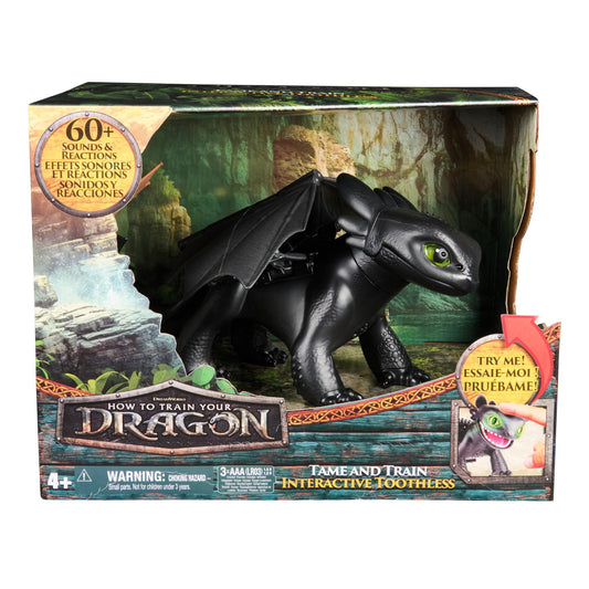 How to Train Your Dragon - Tame and Train Interactive Toothless Figure