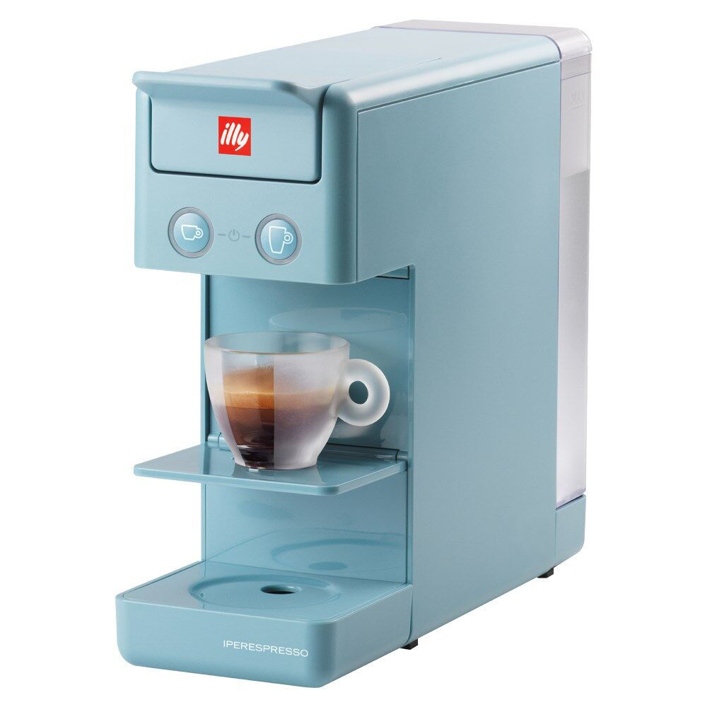 Illy Y3.3 Iperespres Pod/Capsule Espresso Coffee Machine/Maker (Azzurra/Light Blu)