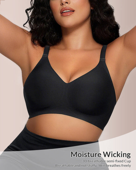 WILLLUXE® Seamless Soft Comfort Jelly Strip Wireless Bra