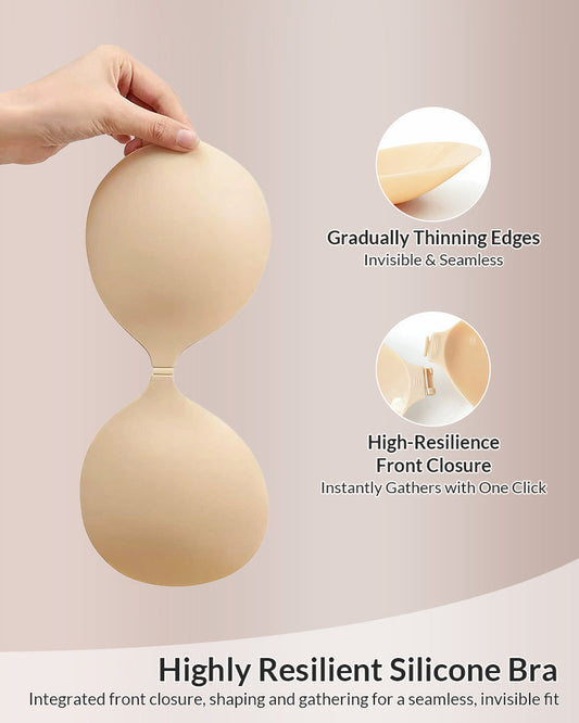 WILLLUXE® Reusable Push-Up Sticky Bra