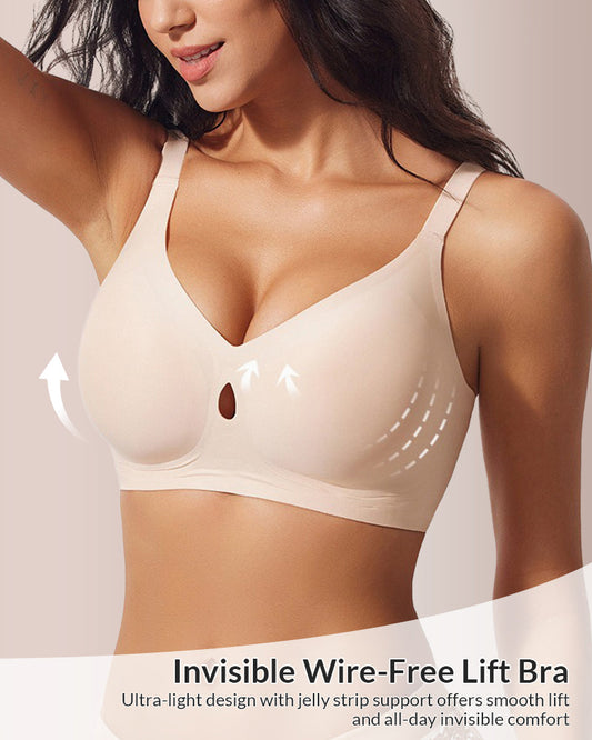 WILLLUXE® The CloudFit Seamless Jelly Support Minimizing Bra