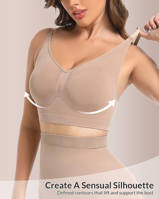 WILLLUXE® Everyday Sculpt Seamless V-Neck Bra