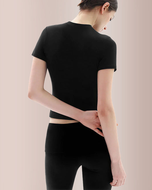 WILLLUXE® Women’s Short Sleeve Top & Flare Pant Set