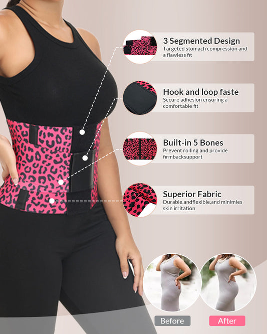 WILLLUXE® CurveFlex – Triple Wrap Adjustable Waist Trainer Belt