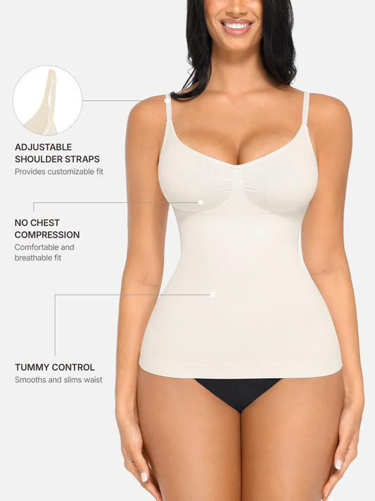 Willluxe Second Skin Bust Support Tummy Control Shaping Tank Top