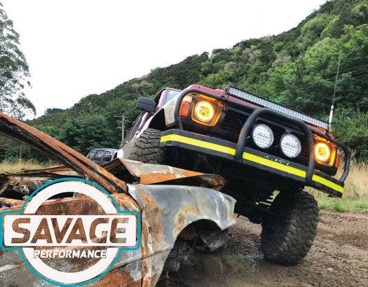 NISSAN SAFARI GQ Y60 HALO Round LED Headlights *Savage Performance*