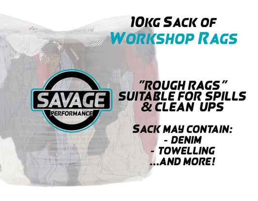 Bag of Rags - 10kg - Workshop Rough Rags