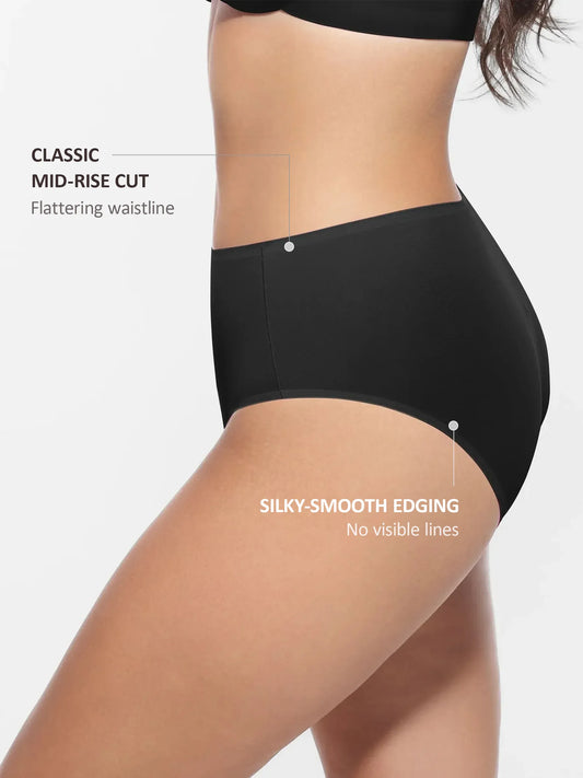 Willluxe Cloud-Like Mid-Waist Brief Panties