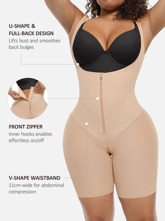 Willluxe U-Shaped Tummy Control Butt Lift Shaper Bodysuit
