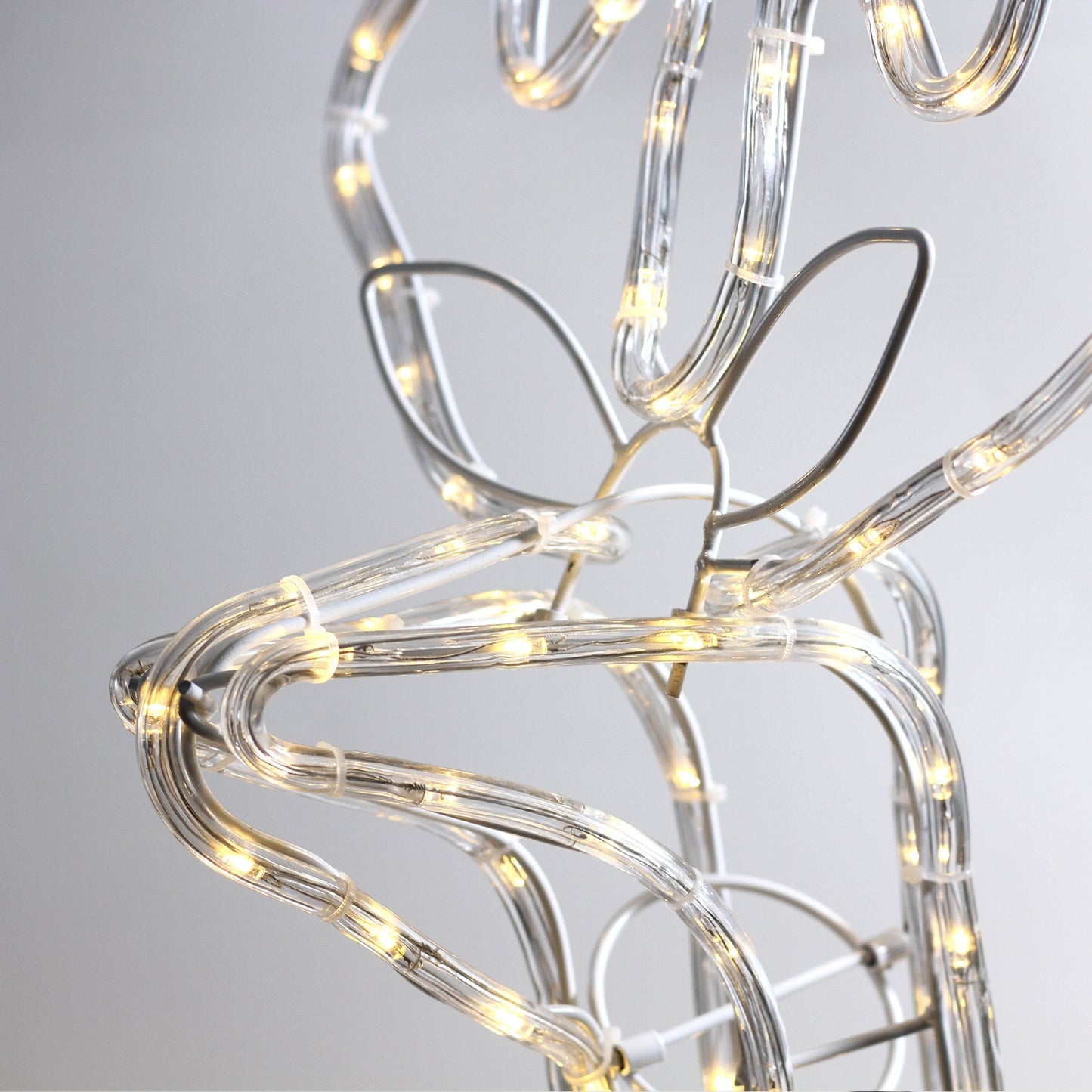 Lexi Lighting 3D Illuminated LED Reindeer With Motor - Warm White