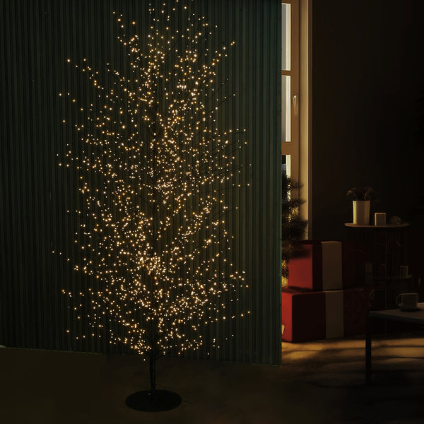 Lexi Lighting Lit Microdot Black Tree - 2 Size Options - Large