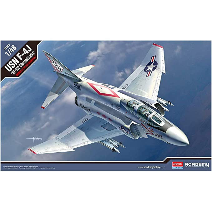 12323 1/48 USN F4J VF102 Diamondbacks Plastic Model Kit