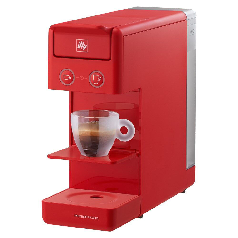 Illy Y3.3 Iperespresso Pod/Capsule Espresso Coffee Machine/Maker (Rossa/Red)