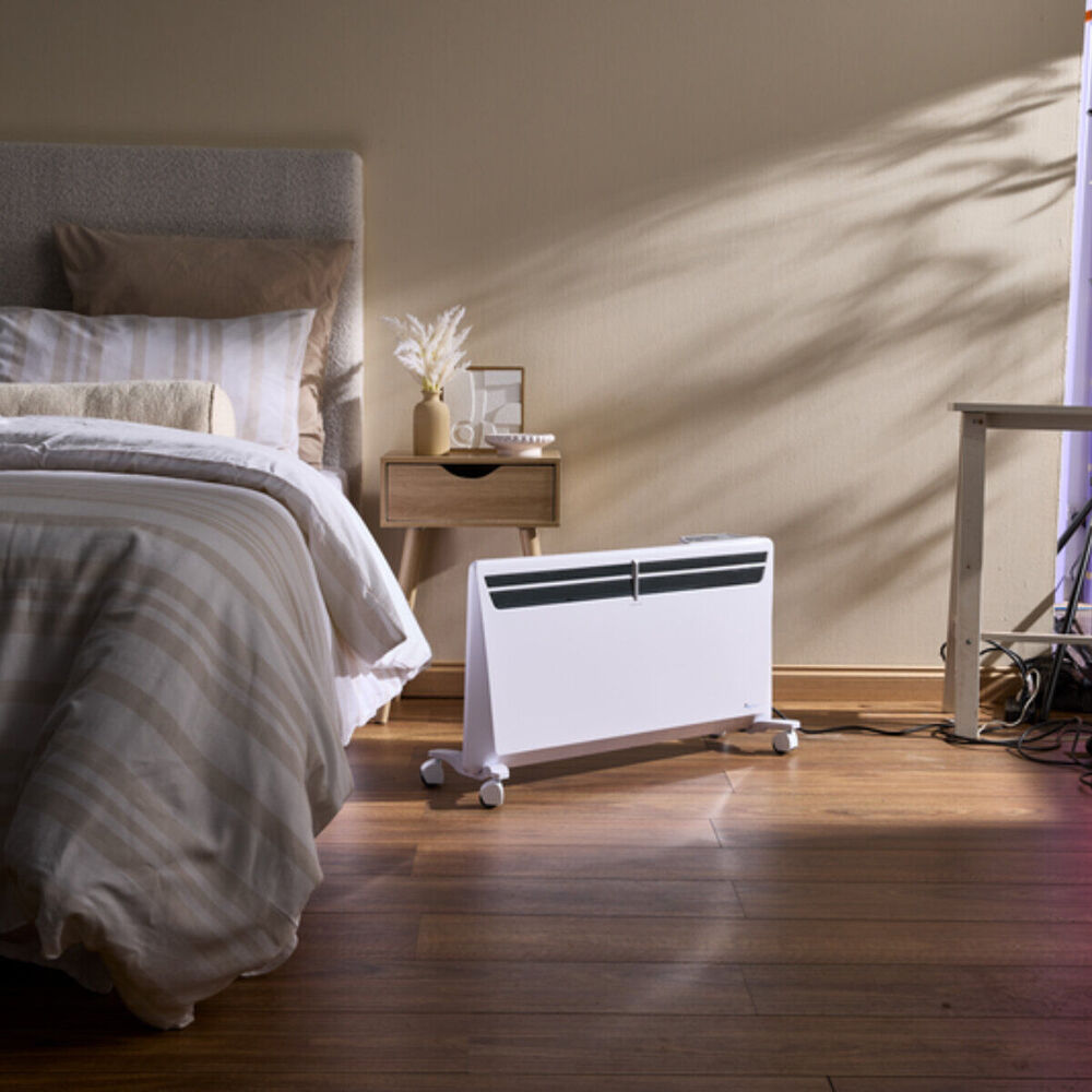 Ausclimate EcoSmart Large 2000W Panel Wi-Fi Smart Heater 45x89.5cm White
