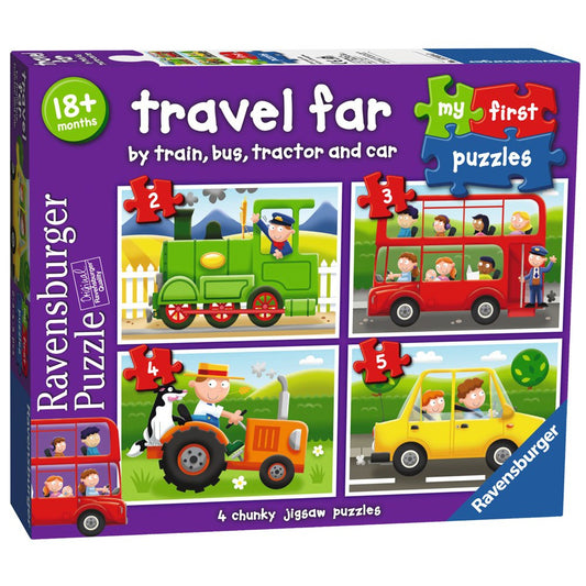 Ravensburger 2/3/4/5pc Travel Far My First Puzzle