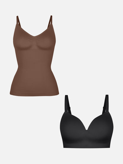 Willluxe Push-Up Seamless Bra + Shaper Tank Top