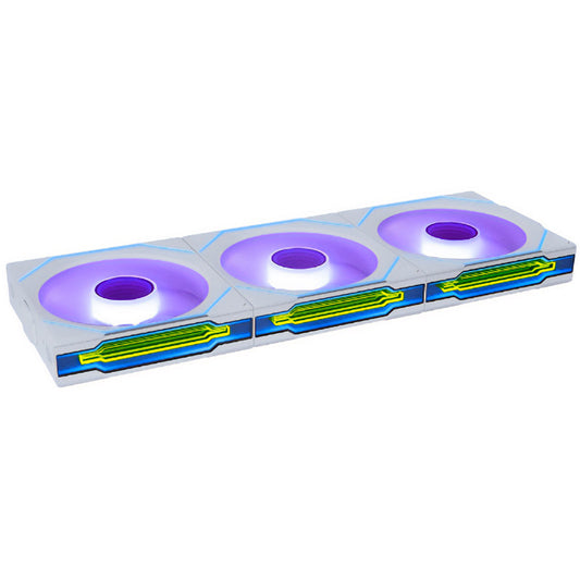 Lian Li UNI FAN SL-INF WIRELESS 120mm ARGB PWM Fan with Controller 3 Pack (White)