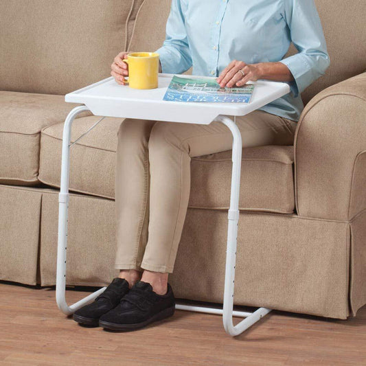 BR Home Adjustable Metal Sofa Folding Tray