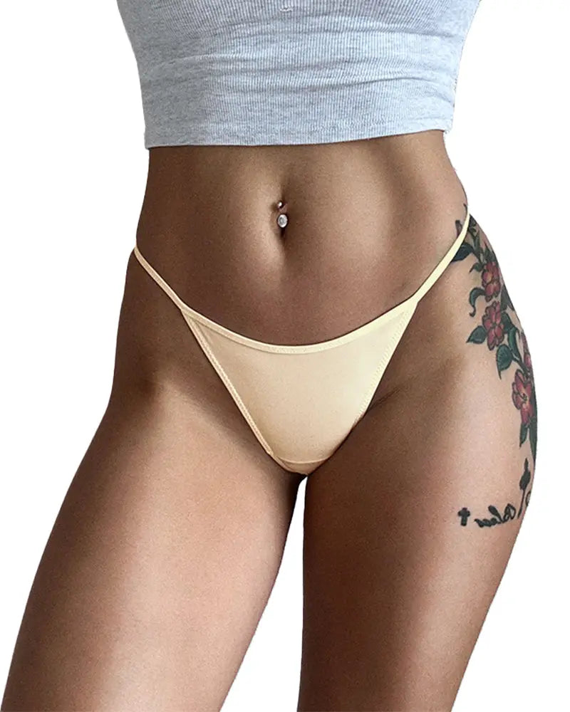 WILLLUXE® ForLove – Animal Print Thin Strap Thong