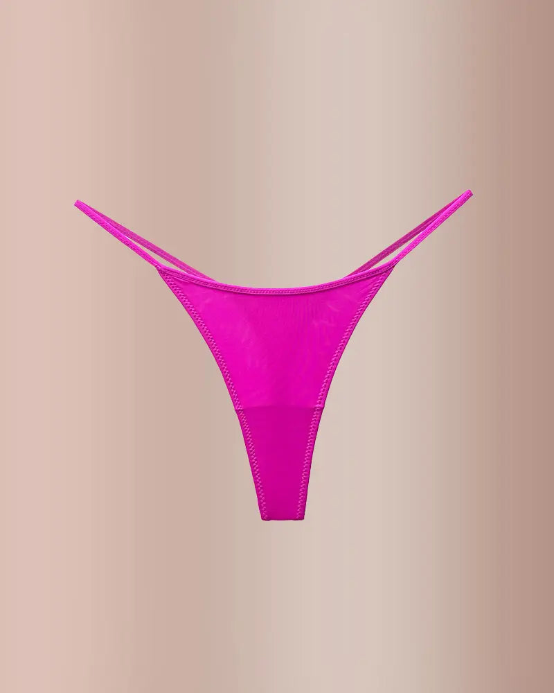 WILLLUXE® ForLove – Animal Print Thin Strap Thong