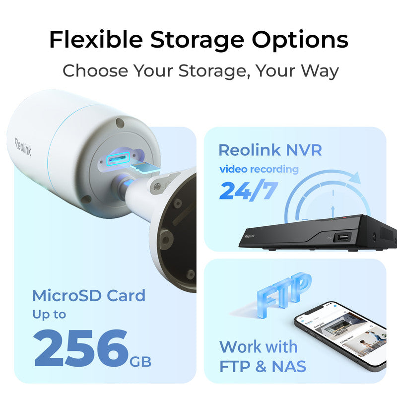 Reolink 4K  Outdoor PoE ColorX Night Vision&HDR Tech Security Camera