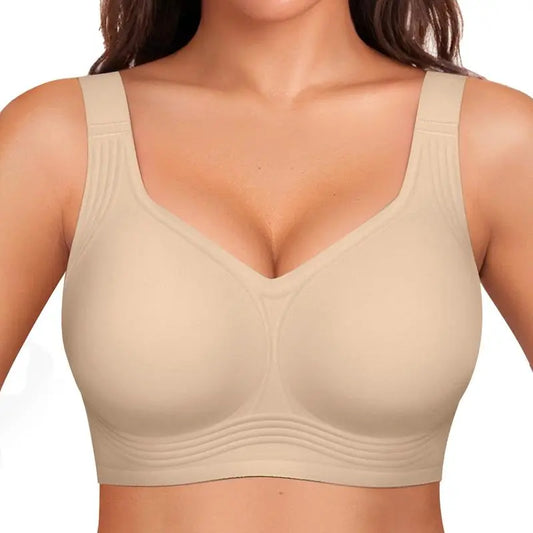 Willluxe® Women Wirefree Bras for Women Full Coverage No Underwire Everyday Bras Comfortable Wireless Padded Bras Willluxe Store