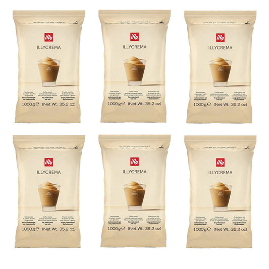 Illy Instant Crema Coffee Cream Mixture/Powder For Granita Machine 1kg 6pack
