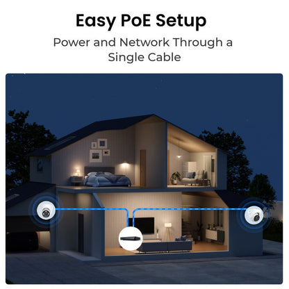 Reolink 4K 8MP Dome PoE Camera with ColorX Night Vision