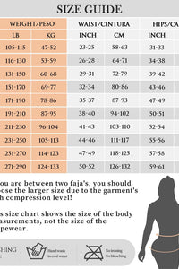 WILLLUXE Fajas Colombianas Moldeadoras Tummy Control Shapewear for Women Girdles Compression Garment