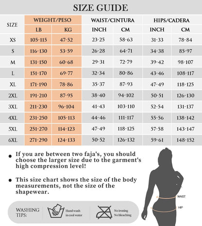 WILLLUXE Fajas Colombianas Moldeadoras Tummy Control Shapewear for Women Girdles Compression Garment