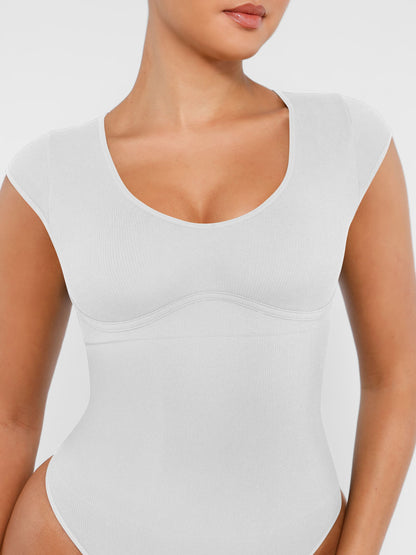 Willluxe Bodysuit Tummy Control Shapewear Body Shaper Jumpsuit Top Going Out Shirt