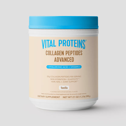 Vanilla Collagen Peptides Advanced - with Hyaluronic Acid & Vitamin C
