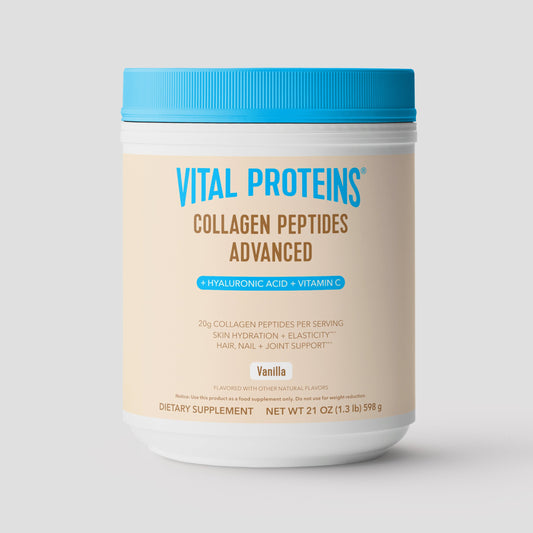Vanilla Collagen Peptides Advanced - with Hyaluronic Acid & Vitamin C