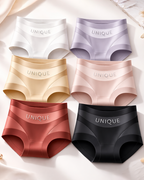 Willluxe® High-Waisted Seamless Ice Silk Shaping Briefs (6 Pack)
