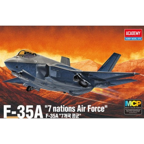 12561 1/72 F35A Seven Nation Air Force Decal variation Plastic Model Kit with Australian Decals