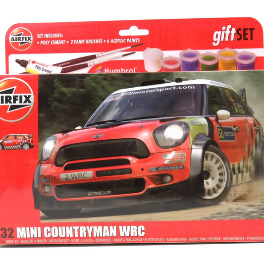Airfix 1/32 Mini Countryman WRC Scaled Plastic Model Kit