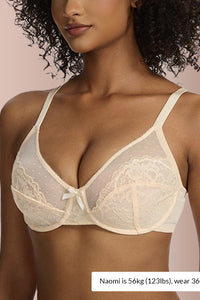Willluxe® Floral Lace Underwire Bra