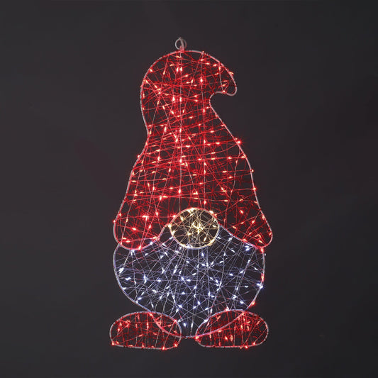 Lexi Lighting Outdoor Micr-LED Christmas Gonk Silhouette