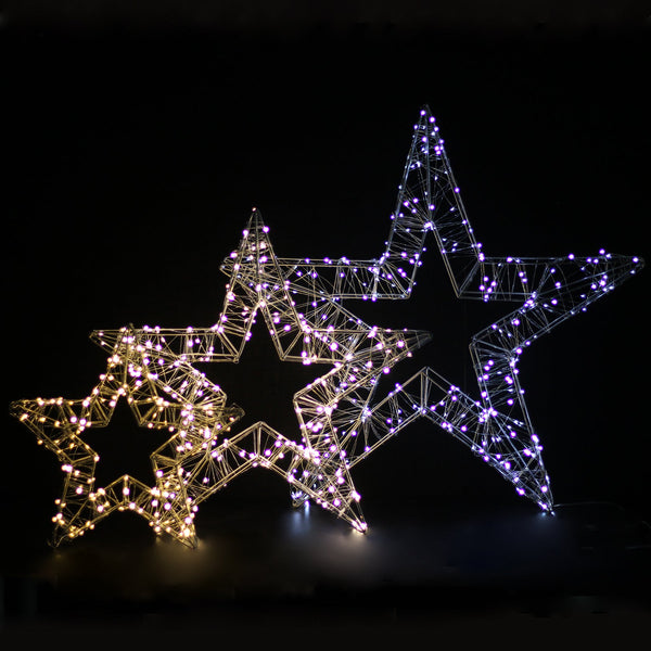 Lexi Lighting LED Dual Colour Christmas Star - H 60cm