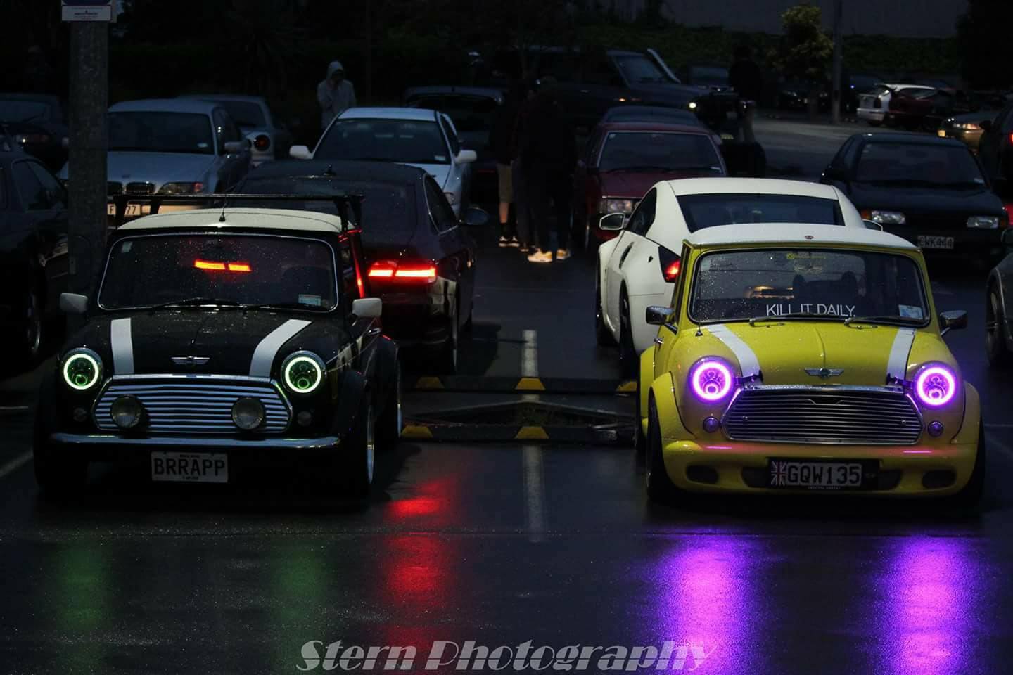 7 Inch RAINBOW HALO Round LED Headlights *Savage Performance*