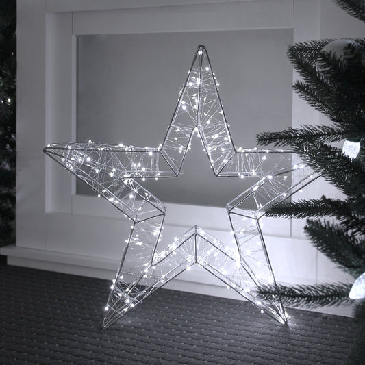 Lexi Lighting LED Dual Colour Christmas Star - H 60cm