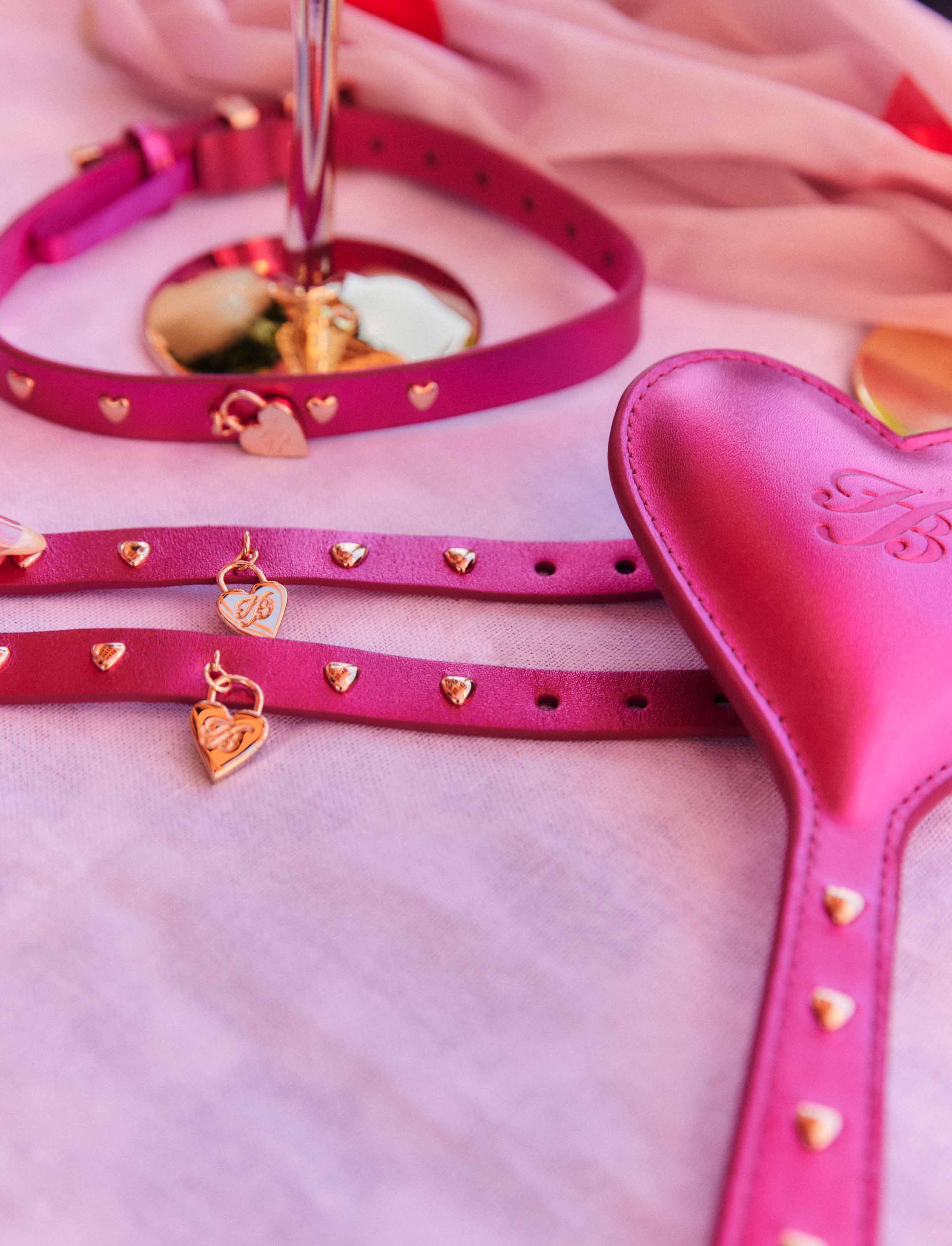 Heart Choker and Bracelets
