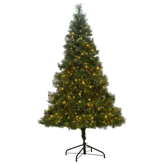 Christabelle 1.8m Christmas Tree Cashmere Pine 6ft Pre-Lit with LED Lights
