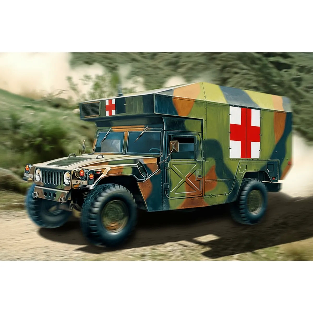 Academy 1/35 M997 Humvee Maxi Ambulance Scaled Plastic Model Kit