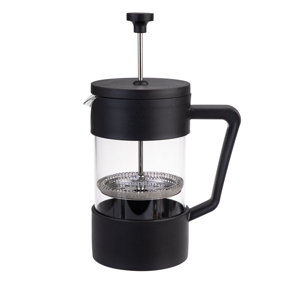 Casabarista Oslo Accent Stainless Steel Coffee Plunger 5 Cup 600ml Black