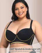 Willluxe® Push up Back Smoothing Shaping Bra