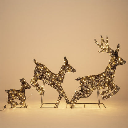 Lexi Lighting LED Reindeer Family Trio