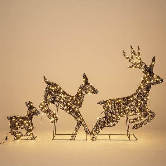 Lexi Lighting LED Reindeer Family Trio